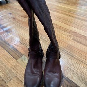FRYE brown tall boots
